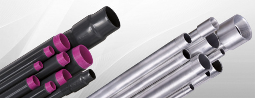 RAWELT Tubo Conduit Rígido de Aluminio 19.0mm x 3.05 Metros 