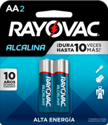 Rayovac Pila Alcalina AA, 4 Piezas 