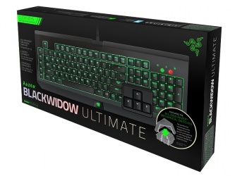Teclado Gamer Razer BlackWidow Ultimate 2014, Teclado Mecánico, LEDs Verde, Alámbrico, Negro 
