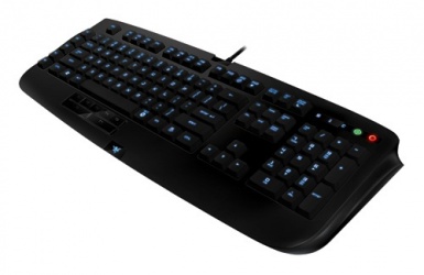 Teclado Gamer Razer Anansi, USB, Negro/Azul (Inglés) 