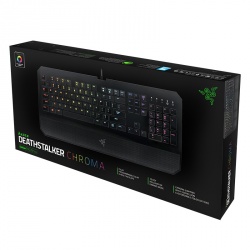 Teclado Gamer Razer DeathStalker Chroma, Alámbrico, USB, Negro (Inglés) 
