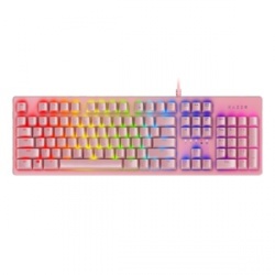 Teclado Gamer Razer Huntsman RGB, Switch Opto-Mecanico, Alámbrico, Rosa (Inglés) 