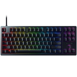 Teclado Gamer Razer Huntsman Tournament Edition RGB, Teclado Mecánico, Switch Razer Crimson, Alámbrico, Negro (Inglés) 