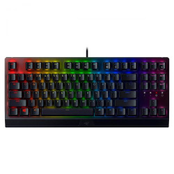Teclado Gamer Razer Blackwidow V3 Tenkeyless RGB, Teclado Mecánico, Switch Razer Yellow, Alámbrico, Negro (Español) 