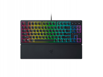 Teclado Gamer Razer Ornata V3 RGB TKL 80%, Mecánico, Switch Meca-Membrana, Alámbrico, Negro (Inglés) 