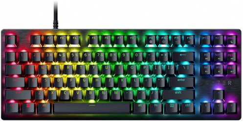 Teclado Gamer Razer Huntsman V3 X Tenkeyless LED RGB TKL, Teclado Óptico, Alámbrico, USB, Negro, Español 