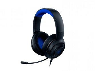 Razer Audífonos Gamer Kraken X 7.1 para PC/PS4/Nintendo Switch, Alámbrico, 1.3 Metros, 3.5mm, Negro/Azul 