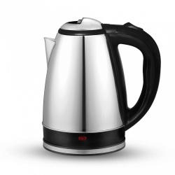 RCA Tetera Eléctrica RC-180GB01, 1200W, 2 Litros, Acero Inoxidable/Negro 