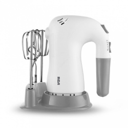 RCA Batidora De Mano RC-66, 150W, 5 Velocidades, Blanco/Gris 