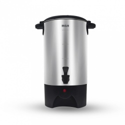 RCA Cafetera RC-6L, 40 Tazas, 6 Litros, Plata/Negro 