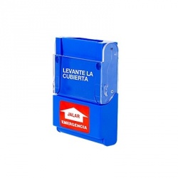 RCI Estación Manual de Emergencia 904PB, Alámbrico, Azul 