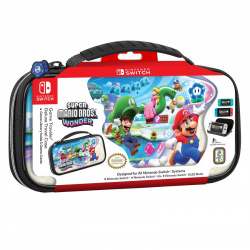 RDS Estuche Super Mario Wonder, para Nintendo Switch, Negro 