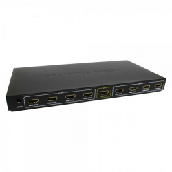 Redleaf Video Splitter HDMI, 8 Puertos HDMI, Negro 