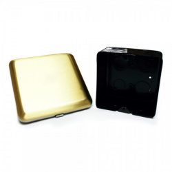 Redleaf Caja de Conectividad para Piso PT008B, 2 Contactos, 1x HDMI, 1x VGA, 1X 3.5mm, 2x RJ-45 