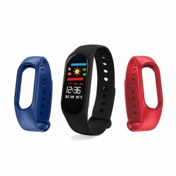 Redlemon Smartwatch Fitband Sport, Touch, Bluetooth 4.0, Android/iOS, Rojo - Resistente al Agua/Polvo 