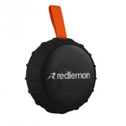 Redlemon Bocina Portátil 79127, Bluetooth, Inalámbrico, 3W RMS, Micro USB, Negro - Resistente al Agua 
