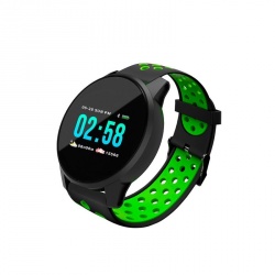 Redlemon Smartwatch Sport Elite, Touch, Bluetooth 4.0, Android, Negro/Verde - Resistente al Agua/Polvo 