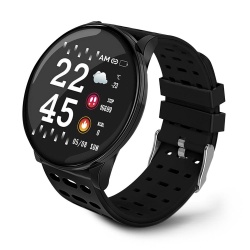 Redlemon Smartwatch W90, Bluetooth, Android 4.4/iOS 8.4, Negro - Resistente al Agua 