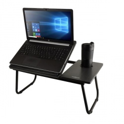 Redlemon Mesa para Laptop Plegable con Inclinación de 4 Niveles, Negro 