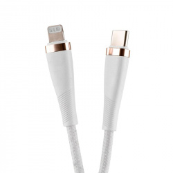 Redlemon Cable de Carga Certificado MFi Lightning Macho - USB C Macho, 1 Metro, para iPhone/iPad/iPod/AirPods 