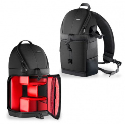 Redlemon Mochila para Cámara 82086, 23 x 15.5 x 46.5cm, Negro 