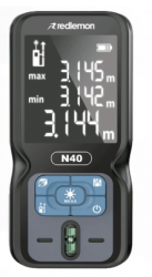 Redlemon Medidor de Distancias Láser 83680, 5cm - 40 Metros máx. 