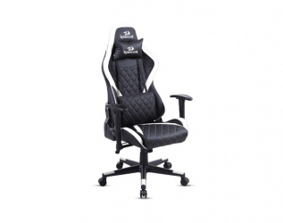 Redragon Silla Gamer Gaia C211, hasta 150kg, Negro/Blanco 