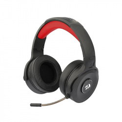 Redragon Audífonos Gamer Pelops H818 7.1, Inalámbrico, 3.5mm, Negro/Rojo 