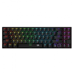 Teclado Gamer Redragon Deimos K599 RGB, Teclado Mecánico, Switch Red, Alámbrico/Inalámbrico, Negro (Inglés) 