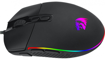 Mouse Gamer Ergonómico Redragon M719 RGB, Alámbrico, Laser, 10.000DPI, USB-A, Negro 
