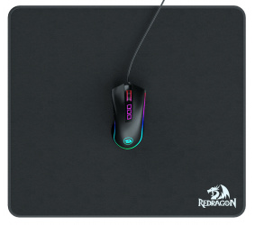 Mousepad Gamer Redragon FLICK L P031, 40 x 45cm,Grosor 4mm, Negro 