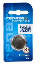 Renata Pila de Botón CR2450N, 3V, 1 Pieza 