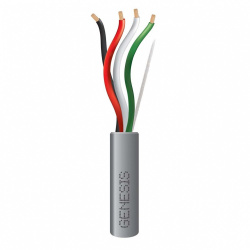 Resideo Bobina de Cable para Alarma Genesis, 26 Hilos, 16 AWG, 305 Metros, Gris 