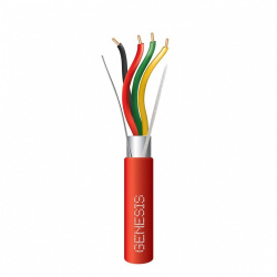 Resideo Bobina de Cable para Alarma de Fuego Genesis, 305 Metros, Rojo 