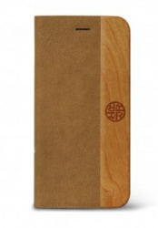 Reveal Funda de Cuero Nature Fusion para iPhone 6 Plus, Café 