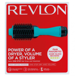 Revlon Cepillo Secador Salon One-Step, Negro/Azul 