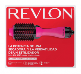 Revlon Cepillo Secador Salon One-Step, Rosa/Negro 