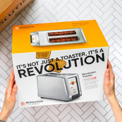 Compra Revolution Cooking InstaGLO R180, 2 Rebanadas, ‎1800W, R180 ...