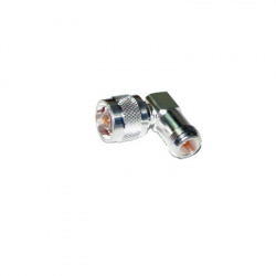 RF Elements Conector Coaxial N Macho - N Hembra, 1 Pieza 