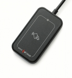 RF Ideas Lector de Tarjetas Wave ID Plus Mini, USB, Negro 