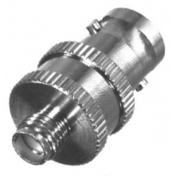 RF Industries Conector Coaxial BNC Hembra - SMA Hembra, Plata 