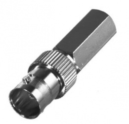 RF Industries Conector Coaxial BNC Hembra, Plata 