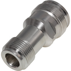 FR Industries Adaptador 4.3-10 Hembra - N Hembra, Plata 