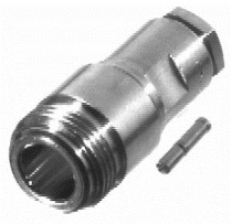 RF Industries Conector Coaxial de Rosca N Hembra, Plata 