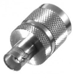 RF Industries Conectores Coaxiales N Macho - BNC Hembra, Plata 