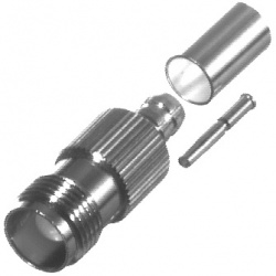 RF Industries Conector TNC Hembra, Plata, 1 Pieza 