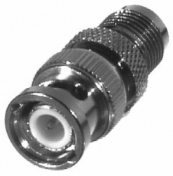 RF Industries Conector Coaxial BNC Macho - TNC Macho, Plata 