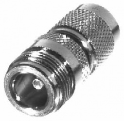 RF Industries Conector Coxial TNC Macho - N Hembra, Plata 