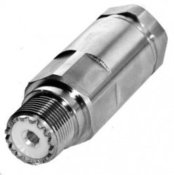 RF Industries Conector UHF Hembra, Plata 