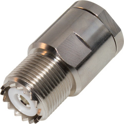RF Industries Conector UHF Hembra, Plata, 1 Pieza 